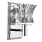 Homeroots 8 x 4.5 x 5 in. Arabella 1-Light Polished Nickel Sconce with Pressed Crystal Shade 398800 - alternate 4